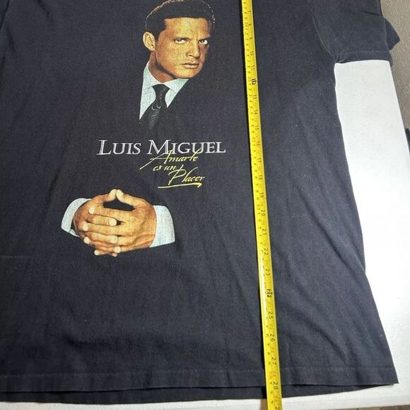 Vintage 90s Luis Miguel Amarte Es Un Placer Romances Tour Music Selena Rare Sz L - Picture 8 of 11